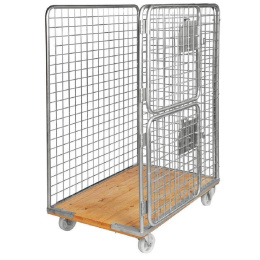 Gitterrollwagen, Holzbasis, 2-tlg Tür, 1.200 x 750 x...