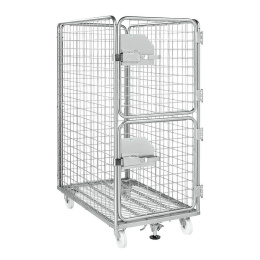 Gitterrollwagen mit 2-tlg Tür, 1.200 x 750 x 1.695...