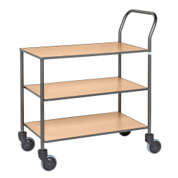 Tischwagen mit 3 Böden 840 x 430 x 970 mm - 150 kg,...