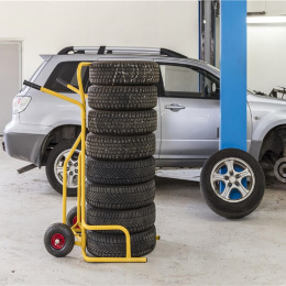 Reifenkarre Reifenstapelgreifkarre - Traglast: 200 kg - Luftbereifung