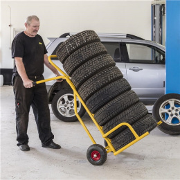 Reifenkarre Reifenstapelgreifkarre - Traglast: 200 kg - Luftbereifung