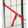 Sicherheitsband Spannband für Gitterrollwagen - 900 mm, rot