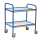 Servierwagen Tablettwagen - Traglast 100 kg, blau