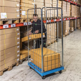 Gitterrollwagen mit 3 Seiten, 725 x 810 x 1.800 mm, 400...