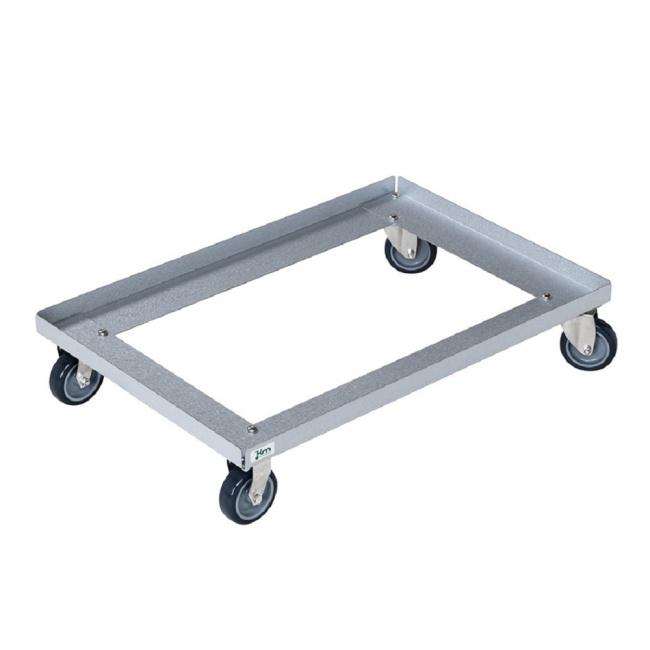 Kistenroller Transportroller für 600 x 400 mm Behälter, 616x416x128 mm
