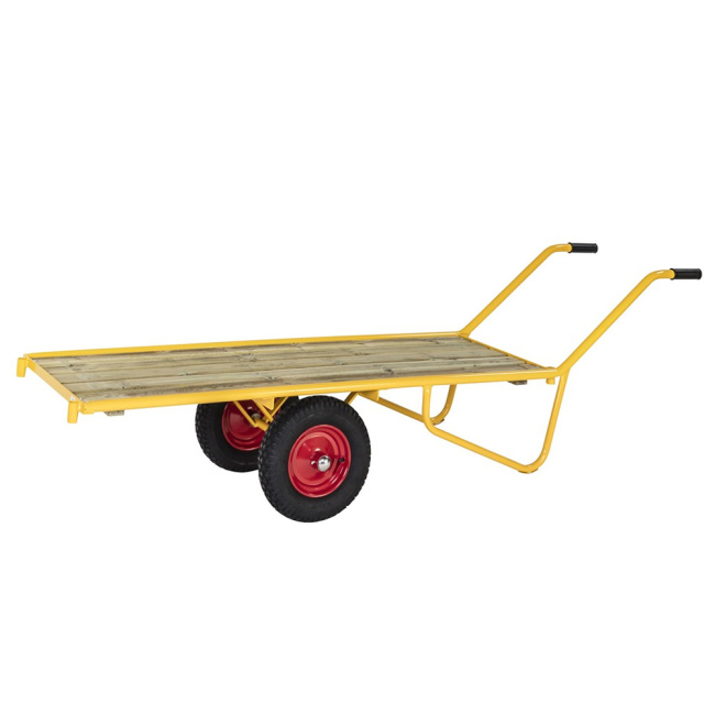 Schwerlastwagen Plattformkarren 2.800 x 608 x 700 mm, 500 kg - gelb