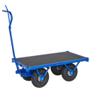 Schwerlastwagen Handwagen 1.200 x 690 x 397 mm, Traglast: 1.300 kg - blau