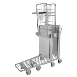Einkaufswagen, Boden autom. verstellbar, 960 x 525 x...