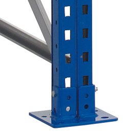 Palettenregal mit 4 Ebenen, 3 m Höhe, 27,8 m Breite - für 120 Europaletten à 500 kg