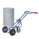 Fetra Fasskarre mit Stützrad 300 kg für 200 Liter Fässer, Luftreifen