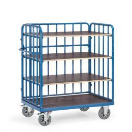 Fetra Etagenwagen mit 4 Böden und Längswand L x...