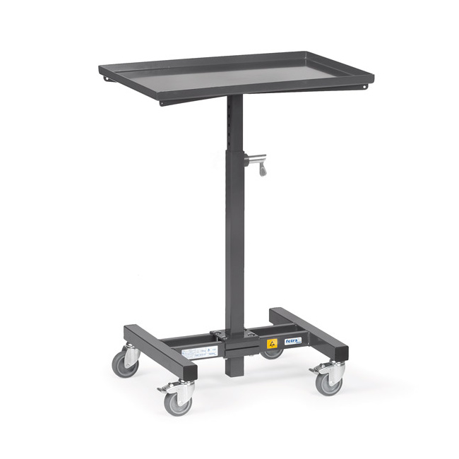 Fetra ESD-Materialständer 150 kg, höhenverstellbar von 720 - 995 mm