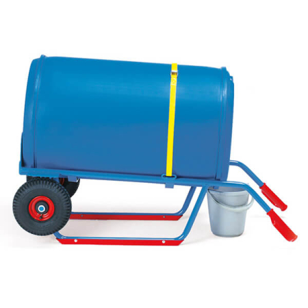 Fetra Fasssackkarre 250 kg für 120-220 Liter Kunststofffässer, Vollgummireifen