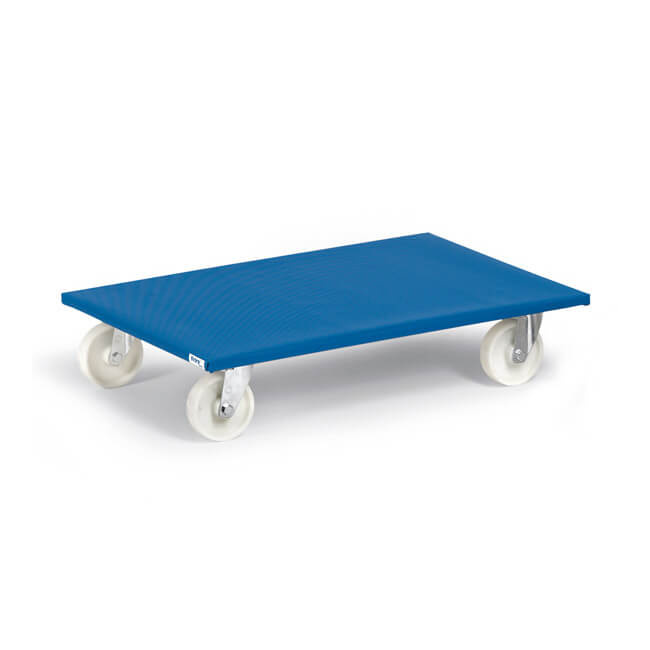 Fetra Möbelroller 600 kg, LxB 800 x 600 mm, Polyamidrollen