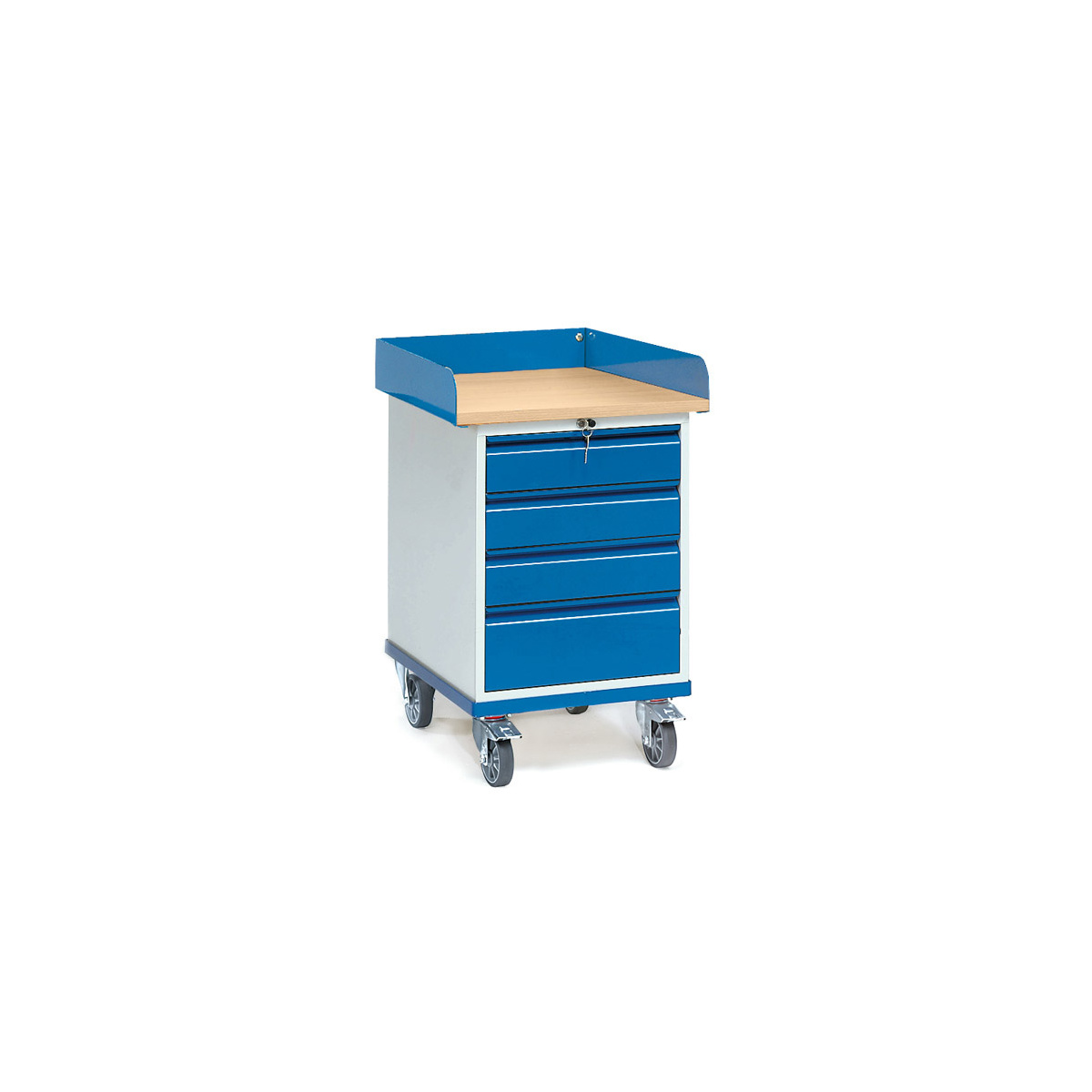 Fetra Rollschrank mit Arbeitsplatte Ladefläche L x B 650 x 550 mm 150 kg