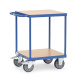 Fetra Tischwagen LxB 600 x 600 mm 500 kg 2 Böden, Griff waagerecht
