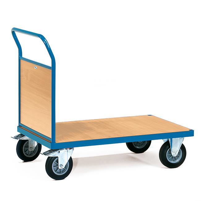Fetra Stirnwandwagen 600 kg Ladefläche L x B 1000 x 700 mm Holzwerkstoffwand