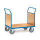 Fetra Doppel-Stirnwandwagen 600 kg L x B 1000 x 700 mm Holzwerkstoffwände