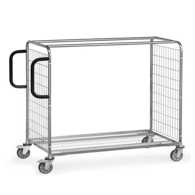 Fetra Kommissionierwagen 300 kg, Ladefläche LxB 1.250 x 610 mm, Höhe 1.225 mm