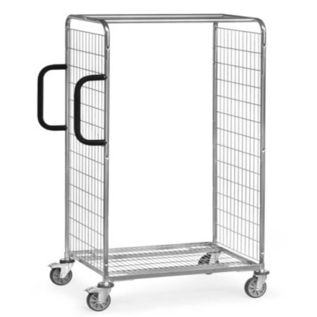 Fetra Kommissionierwagen 300 kg, Ladefläche LxB 850 x 610 mm, Höhe 1.625 mm