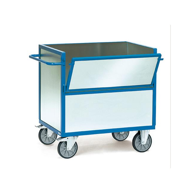 Fetra Blechkastenwagen verzinkt LxB 1.000 x 700 mm 600 kg, offen, ohne Deckel