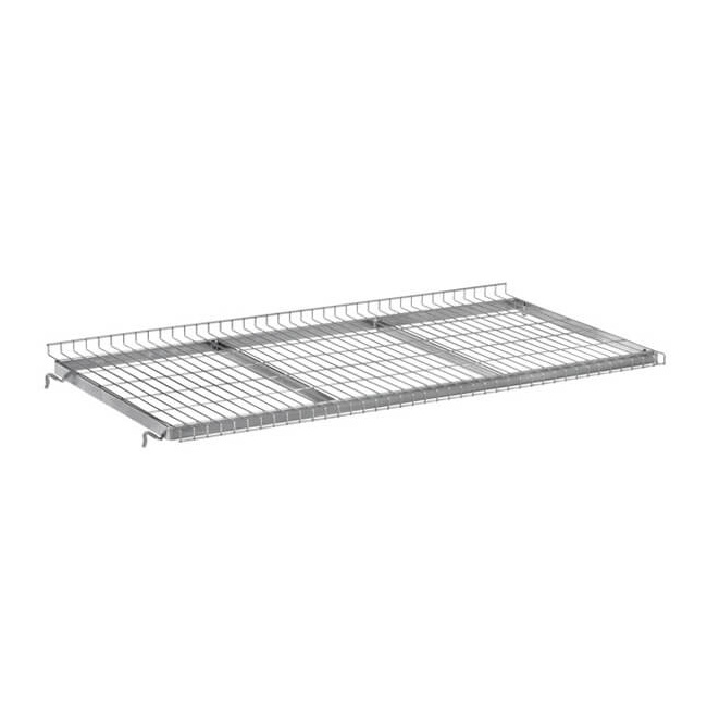 Fetra Einhängeboden 80 kg, LxB 1.250 x 610 mm, für Kommissionierwagen, Drahtgitter