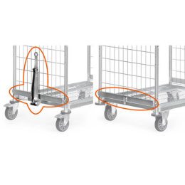 Fetra Deichsel und Kupplung für Kommissionierwagen...