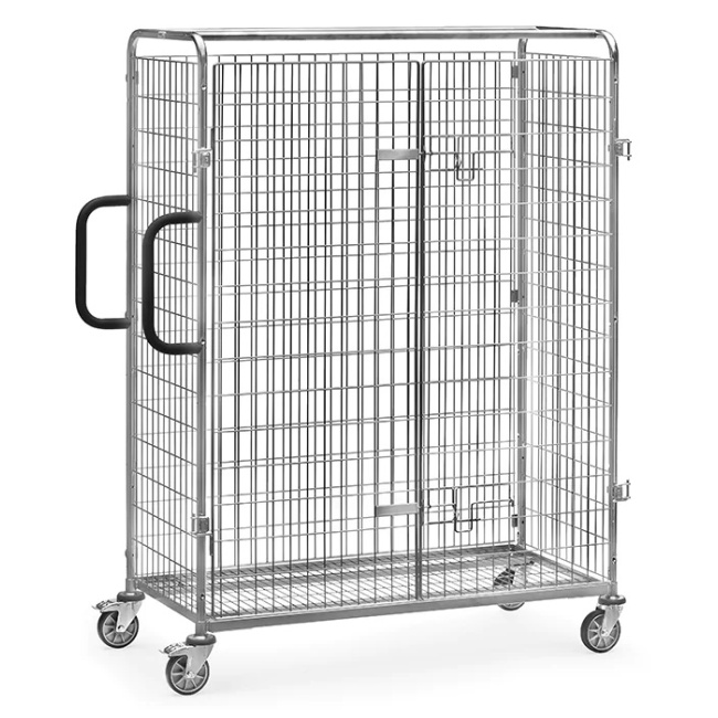 Fetra Doppel-Flügeltür für Kommissionierwagen LxB 1.250 x 610 mm, Höhe 1.225 mm