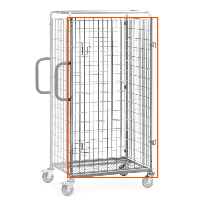 Fetra Flügeltür für Kommissionierwagen LxB 650 x 510 mm, Höhe 1.625 mm