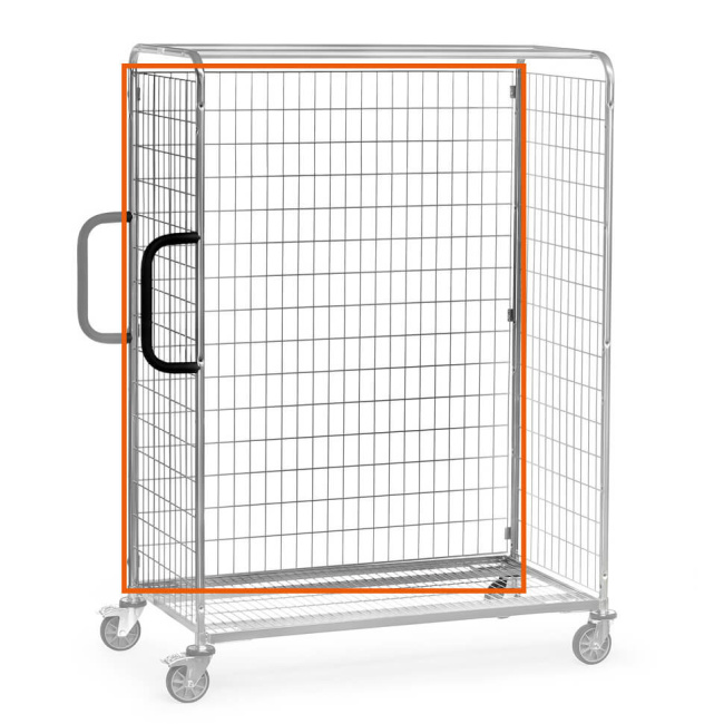 Fetra Rückwand für Kommissionierwagen BxH 1.250 x 1.625 mm