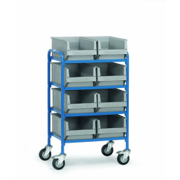 Fetra Beistellwagen Ladefläche L x B 630 x 470 mm...