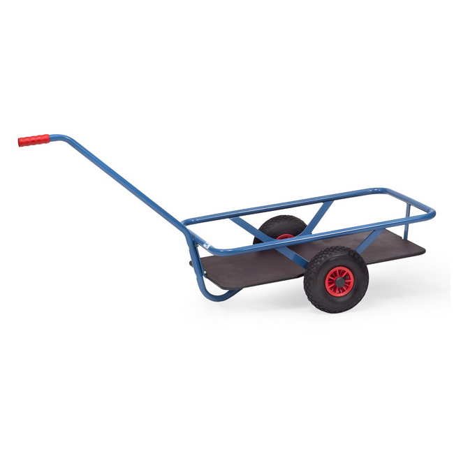 Fetra Handwagen mit Boden, 200 kg, Ladefläche: 800 x 525 mm, Vollgummireifen