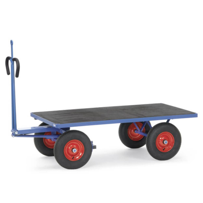 Fetra Handpritschenwagen mit Zugöse 1.000 kg Ladefläche 1.200 x 800 mm Luftreifen