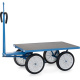 Fetra Handpritschenwagen mit Zugöse 1.000 kg Ladefläche 1.200 x 800 mm Vollgummiräder