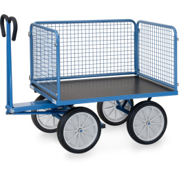 Fetra Handpritschenwagen 60 cm Gitterwände 1.000 kg...