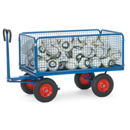 Fetra Handpritschenwagen 60 cm Gitterwände 1.000 kg...