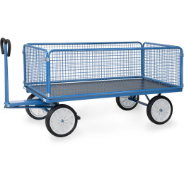 Fetra Handpritschenwagen 60 cm Gitterwände 1.250 kg...