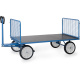 Fetra Handpritschenwagen 60 cm Gitterwände 1.250 kg LxB 2.000 x 1.000 mm Vollgummiräder