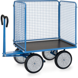 Fetra Handpritschenwagen 100 cm Gitterwände 1.000 kg...