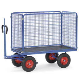Fetra Handpritschenwagen 100 cm Gitterwände,...