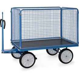 Fetra Handpritschenwagen 100 cm Gitterwände,...