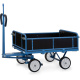 Fetra Handpritschenwagen Bordwände, Zugöse 700 kg LxB 1.200 x 800 mm Vollgummiräder