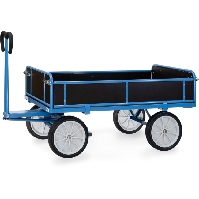 Fetra Handpritschenwagen Bordwände 1.000 kg LxB 1.600 x 900 mm Vollgummiräder