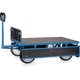 Fetra Handpritschenwagen Bordwände 1.000 kg LxB 1.600 x 900 mm Vollgummiräder