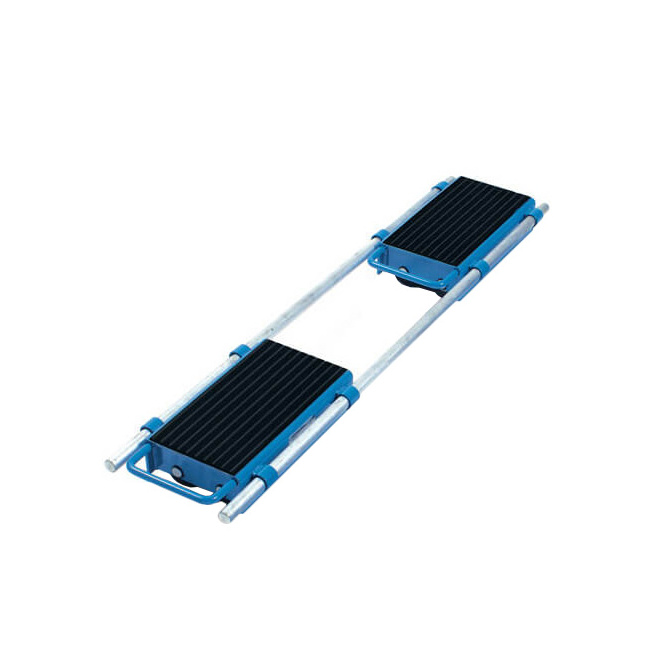 Fetra Schwerlastroller Fahrwerk, Tragplatte LxB 350 x 220 mm, Tragkraft 12 t