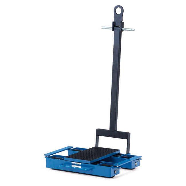 Fetra lenkbares Fahrwerk, Tragplatte 400 x 220 mm, Tragkraft 6 t