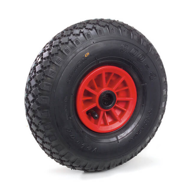 Fetra Luftrad auf Kunststoff-Felge 260 x 85 mm, Block 2 PR, Rollenlager, 25 mm Bohrung