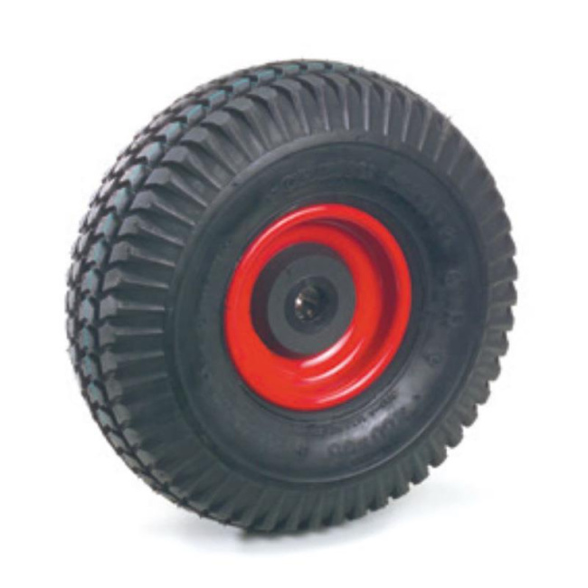 Fetra PU-Rad 260 x 85 mm auf Stahlblechfelge, Block-Profil, 60 mm Nabe