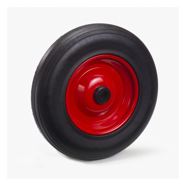 Fetra Vollgummirad 400 x 80 mm auf Stahlblechfelge