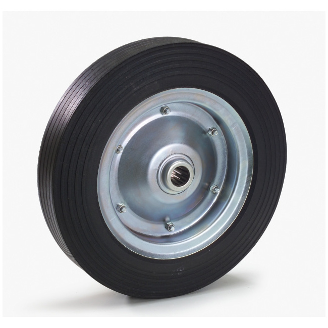 Fetra Vollgummirad 400 x 80 mm auf Stahlblechfelge, verzinkt